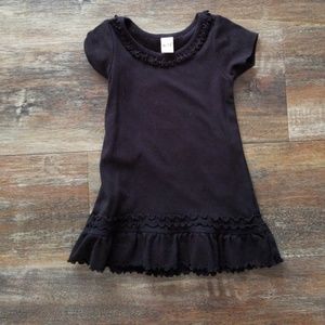 Baby girls black dress